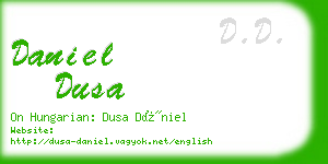 daniel dusa business card